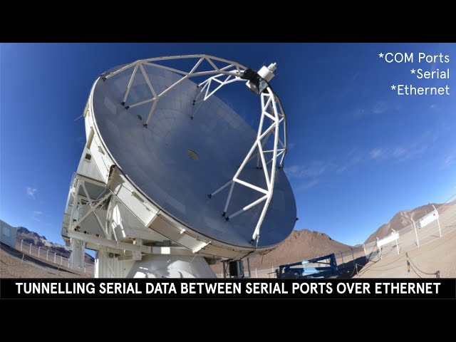Tunnelling Data Between Serial Ports Over Ethernet