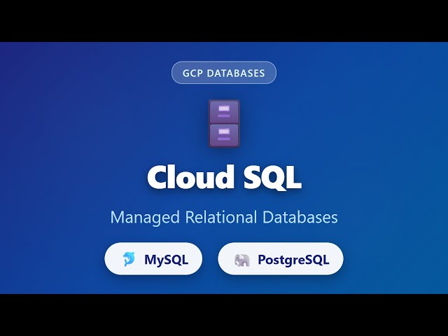 Cloud SQL Tutorial: Managed MySQL & PostgreSQL on GCP for Beginners