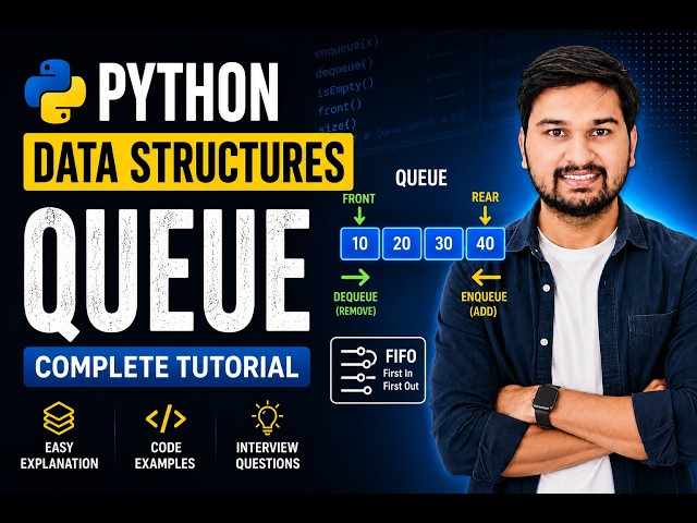 What is a Queue Data Structure? ⚡ Python Data Structures Masterclass