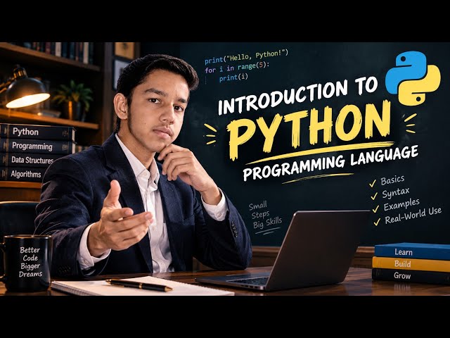 Introduction to Python Programming | Python for Beginners 🚀 | Learn Python from Scratch