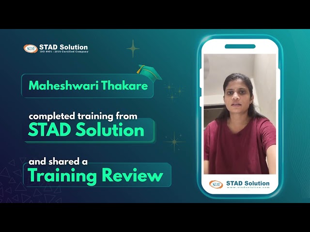 4 Years Manual Testing Experience to Automation Testing | Maheshwari Thakare Review | STAD Solution