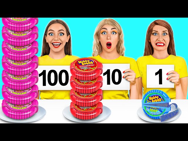 100 Layers of Food Challenge | Funny Situations by Multi DO Food Challenge