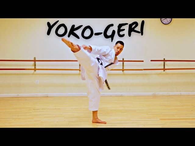 HOW TO YOKO GERI // KARATE SIDE KICK🥋⛩