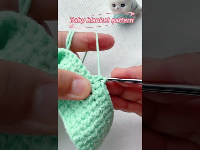 super  easy baby blanket pattern,mast it in 2 minutes#crochet