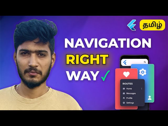 Flutter Navigation Tutorial Tamil - Without Learning Code First? 🤯