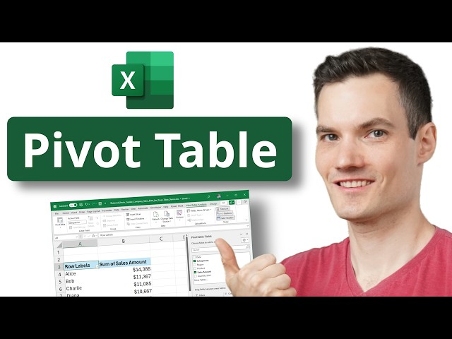 Pivot Table Excel | Step-by-Step Tutorial