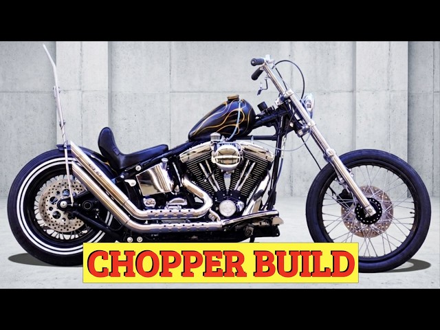 HARLEY DAVIDSON – Simple Chopper Build Anyone Can Do | DIY Custom