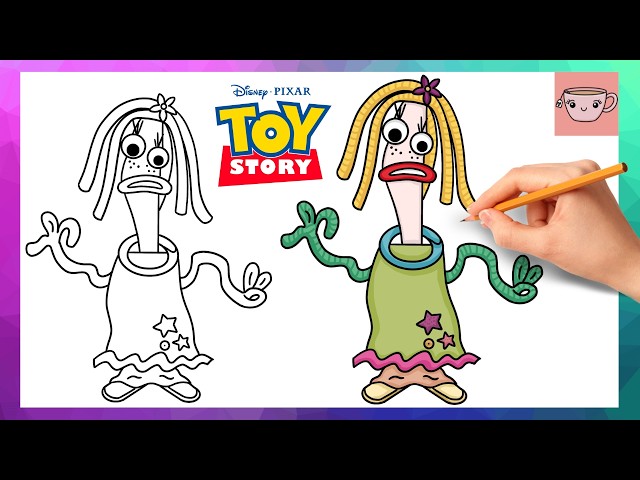 How To Draw Karen Beverly from Toy Story | Disney | Easy Drawing Tutorial