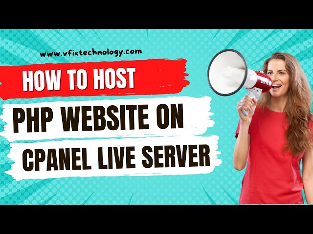 How to Upload php Website on Live Server - Using cPanel