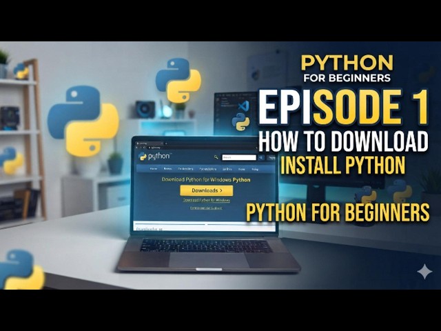 Python for Complete Beginners #1 | download Python? 🐍 Learn Python from Zero (Windows 11)
