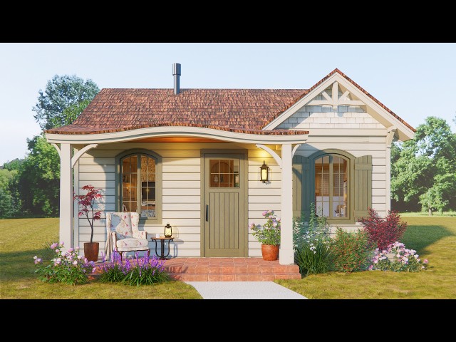 This 500 Sq Ft Tiny House | Small but Stunning & Cozy