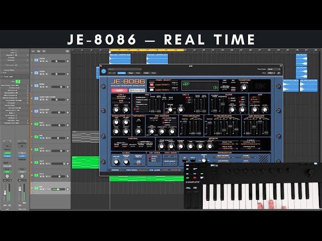 Making Trance on the JE-8086 — Long, Messy, Real-Time Session