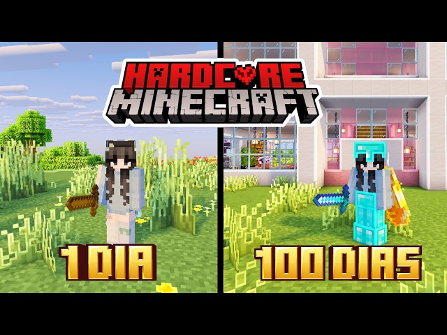 I SURVIVED 100 DAYS in Minecraft HARDCORE
