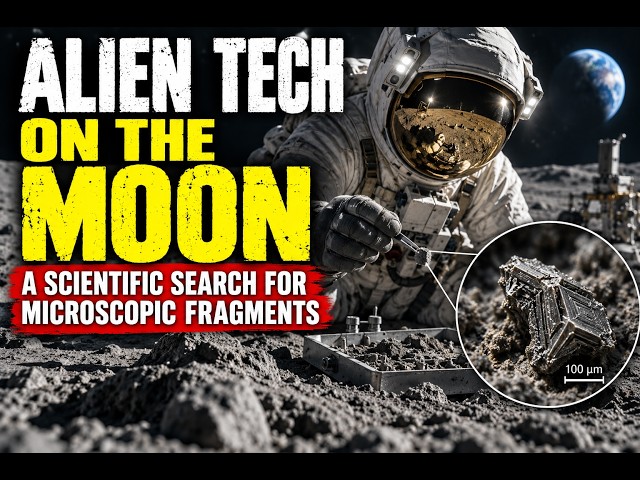 Alien Tech on the Moon: A Scientific Search for Microscopic Fragments