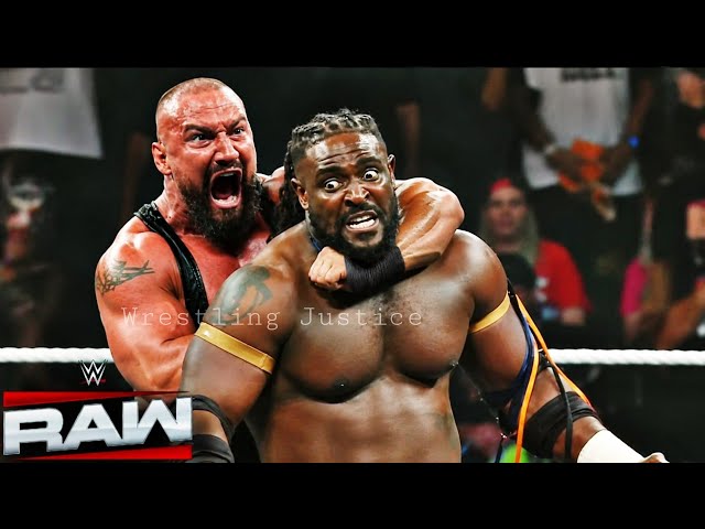 WWE August 5, 2026 Oba Femi vs. Bron Breakker Brutal Match WWE Raw 2026 Highlights