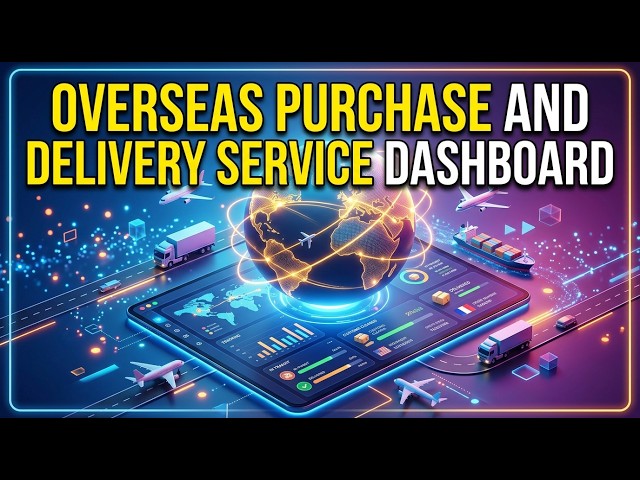 International Personal Shopping Management Dashboard | PHP & MySQL
