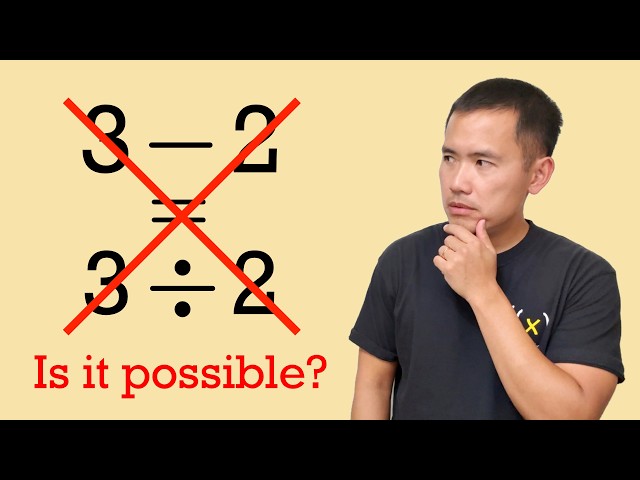 Can two numbers have the same difference and quotient?