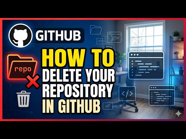 📌 How to Delete Your GitHub Repository || TAMIL