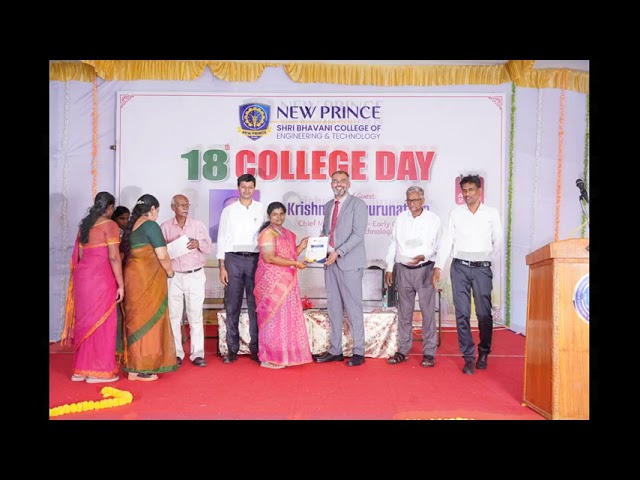 NPSBCET-IIC-18th College Day Celebration 2026 with Chief Guest Mr. Krishnabalagurunathan
