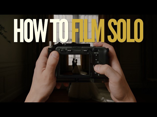 How To Film The First Look As A Solo Wedding Videographer