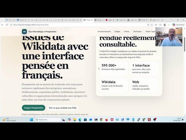 🔎PROSPECTOIRE est en ligne ! Découvrez 595 000+ structures grâce à Wikidata 🌍
