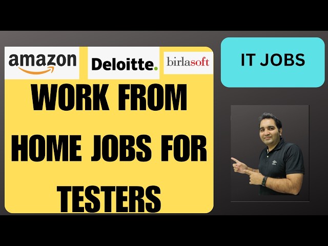 WFH Testing Jobs | Manual Testing| QA Jobs| Rd Automation Learning