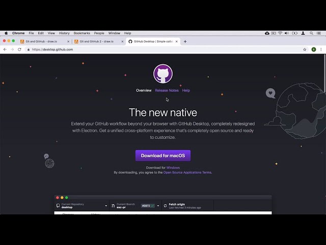 Git branches and Git HEAD: 52 Installing GitHub Desktop
