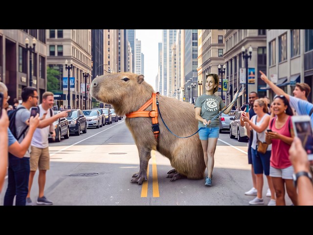 We Brought Our Capybaras to The City!