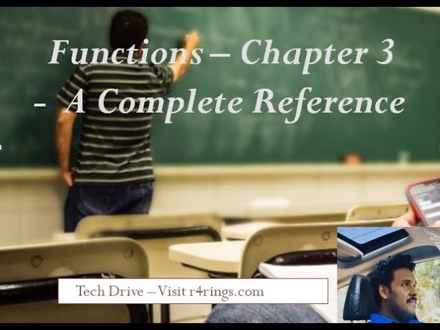 Plus Two  Chapter 3 Functions - Computer Applications - Complete Discussion