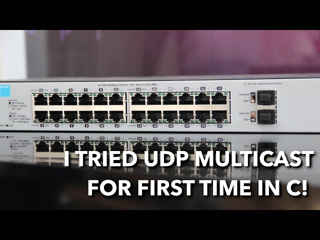 I tried UDP multicast for the first time in C!