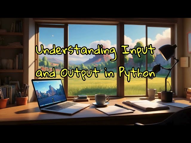 Understanding Input and Output in Python