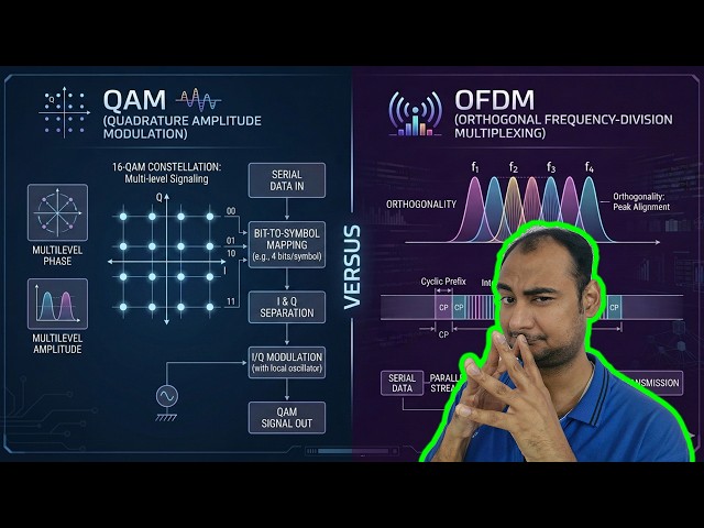 Radio Encoding tech QAM,OFDM Explained {Science Thursday}
