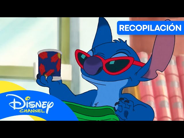 LILO Y STITCH: ¡Las mejores trastadas de Stitch! 😆 | RECOPILACIÓN | @disneychannelES