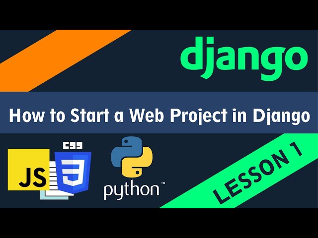 How to start a Web Project in Django (Using GIT, Django, Python and Visual Studio) - Lesson 1