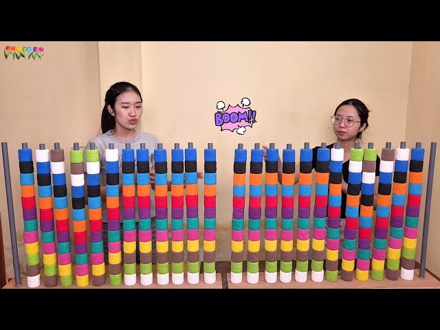😂 Two Players Chaos in Color Ball Sorting | Satisfying ASMR Puzzle Showdown