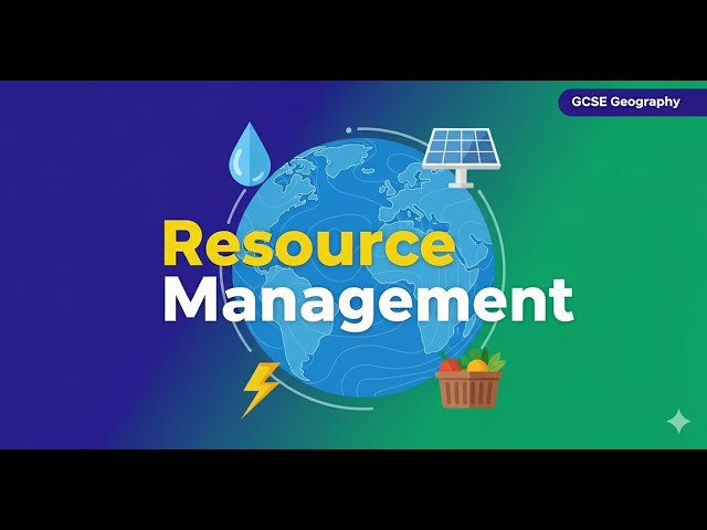AQA Geography Resource Management