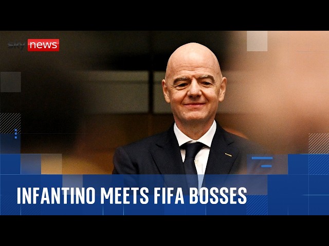 Under-fire Infantino calls emergency meeting of FIFA leaders in Morocco