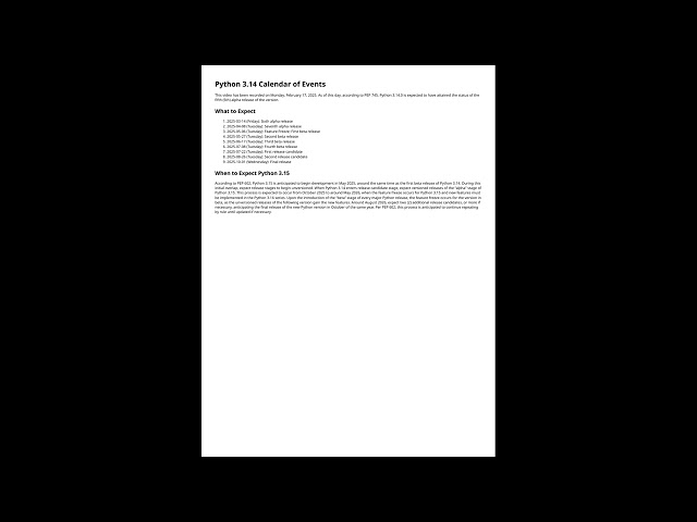 Understanding the Python Release Schedule (novaTopFlex Interpretation)