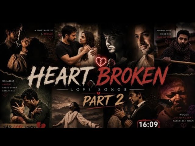 Non Stop Heart Broken Song 2025 Heart Broken Part 2 Love Sad Song Love Broken Lo-fi Song || 