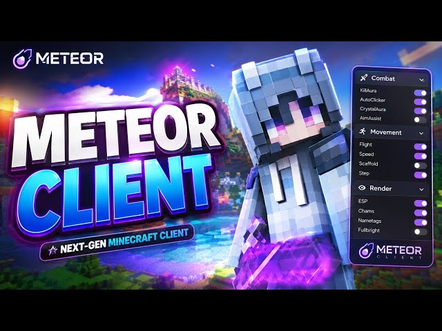 [Upd] Meteor Client - Best FREE Minecraft Hacked Client in 2026! (1.8.9 - 1.21.11+) ⚡