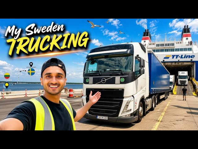 My First Ferry  Lithuania  to Sweden  full Experience 