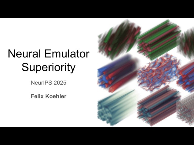 Neural Emulator Superiority: A lightweight introduction