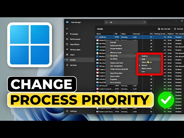 How to Change Process Priority in Task Manager on Windows (Boost App Performance)