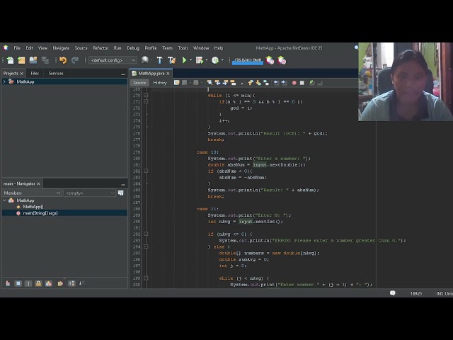 Brief explanation and demonstration of my Math App using Java