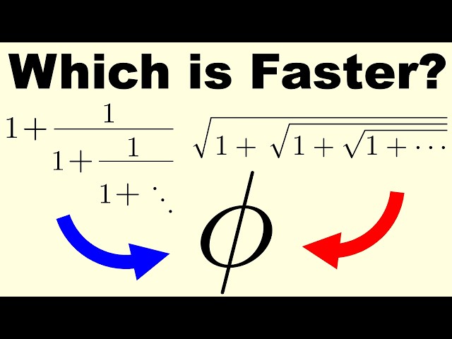 Golden Ratio Convergence: Continued Fractions vs. Nested Roots