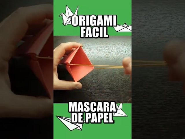 Surprise your friends with this paper mask | Easy origami