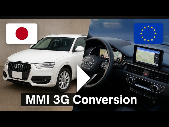 Change MMI 3G from Japan to Europe Region Conversion - MAK Coding