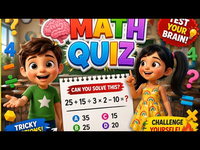 🧠🔥 Can You Solve This Math Quiz? | 10 Tricky Math Questions | Brain Test Challenge#viralvideo 