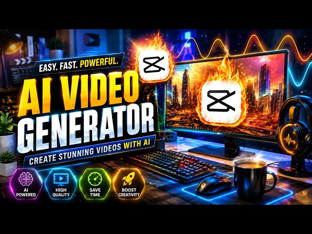 How to Create AI Videos in CapCut | CapCut AI Video Generator