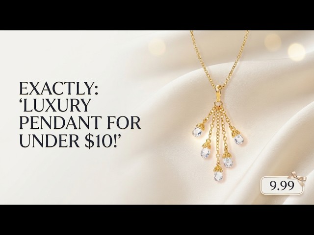 EverTrue Lab Diamond Dew Drop Pendant, 18K YG, 7.40ctw